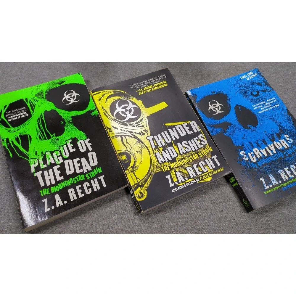 Z.A Recht Morningstar Strain 1-3 Plague of the Dead, Thunder &‎ Ashes, Survivors